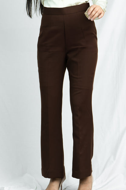 Timeless Chic: Brown Flare Pants for Effortless Style