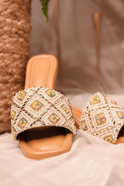 Heritage Spark Embellished Heels