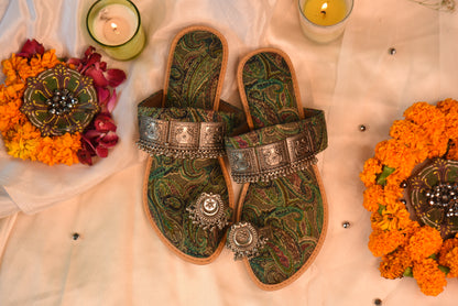 Enchanted Forest Kolhapuri Chappals